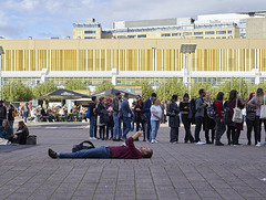 Buchmesse strengt an