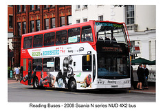 Reading Buses 861 - branded Rugby in Berkshire - 18.8.2015