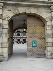 Gate to the inner courtyard at Frederiksborg castle