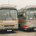 Tourline of Romford ONM 97V and MUR 238V at RAF Mildenhall – 26 May 1991 (142-12A)