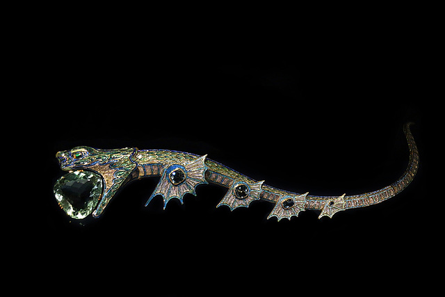 Broche en forme de dragon de mer de Georges Fouquet
