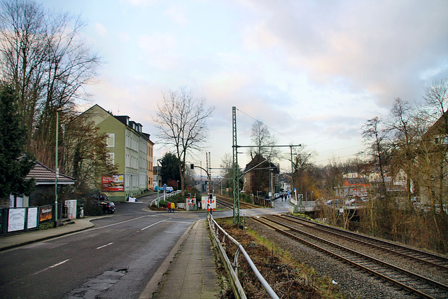 Dilldorfer Straße neben der Prinz-Wilhelm-Eisenbahn (Essen-Kupferdreh) / 10.01.2020