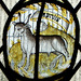 Stained Glass fragment, Rolleston on Dove Church, Staffordshire