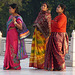 Agra- Splendid Saris at the Taj Mahal