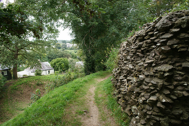 Totnes Castle Outer Walls