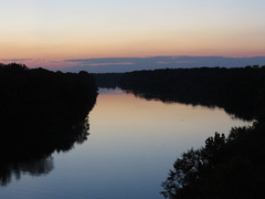 Sunset over Tombigbee River