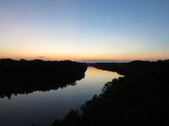 Sunset over Tombigbee River