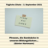 Tägliche Zitate - 3. September