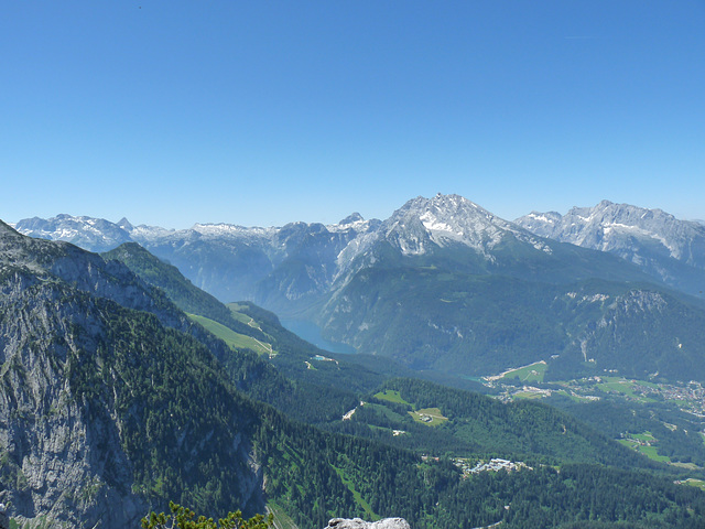 Steinernes Meer mit Watzmann und Königsee