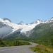 Alaska, View of Chugach Mountains from Richardson Highway