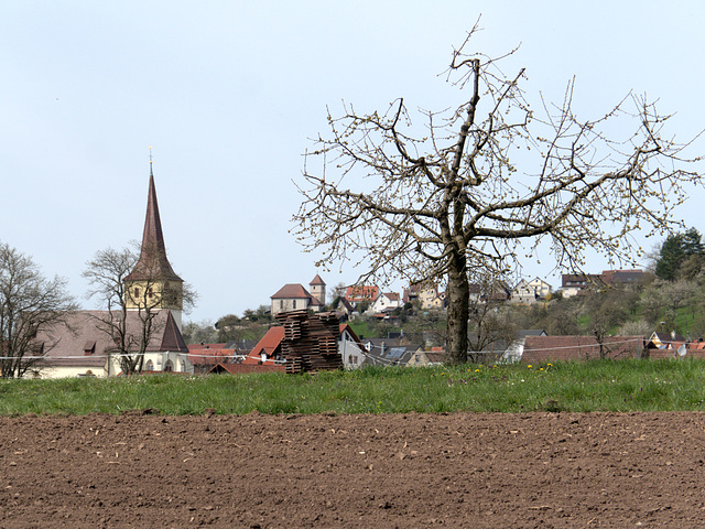 Zwei Kirchen Blick