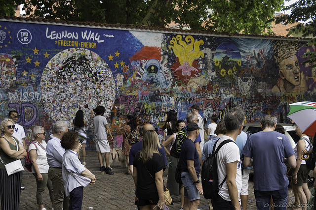 John Lennon Wall (Prague 2024) ...P.i.P. (© Buelipix)