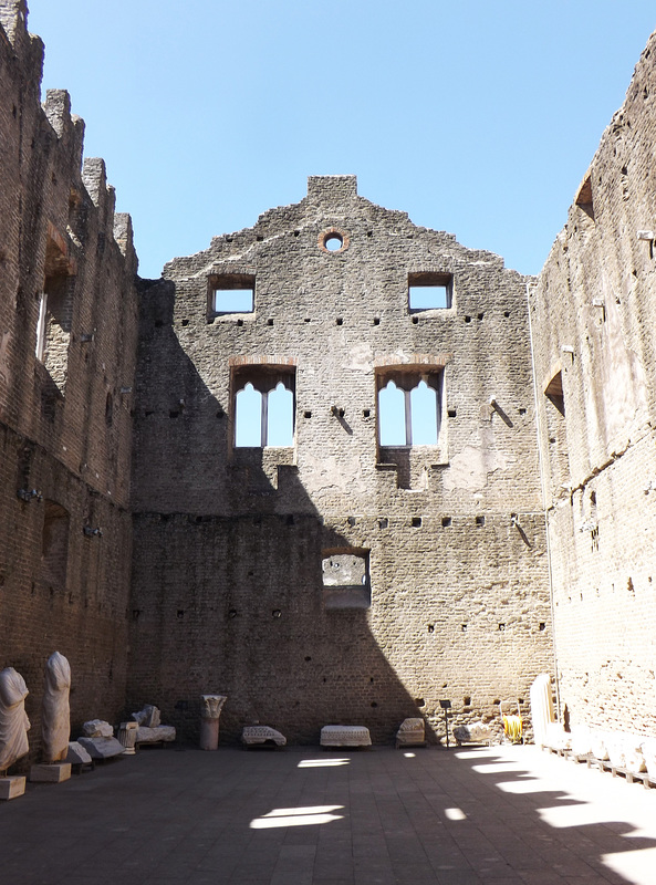 The Caetani Castrum inside the Tomb of Caecilia Metella in Rome, July 2012