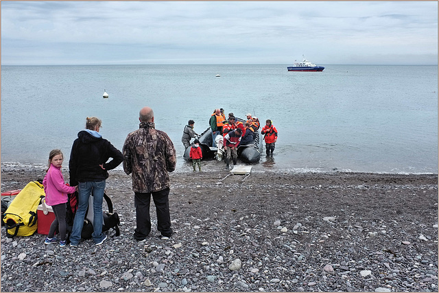 Getting off the ferry