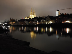 Skyline Regensburg 9.30 pm