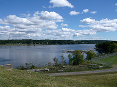 La vue d'une pointe fortunée