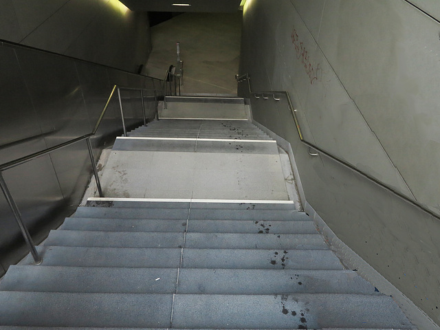 Treppe zur U-Bahn