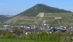 Blick auf Heimersheim und die Landskrone