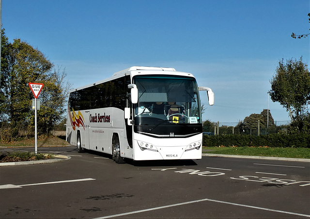 Coach Services of Thetford MX15 KLA at the Mildenhall Hub/MCA - 1 Nov 2021 ((P1090811)