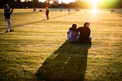 Summer heat, boy and girl meet