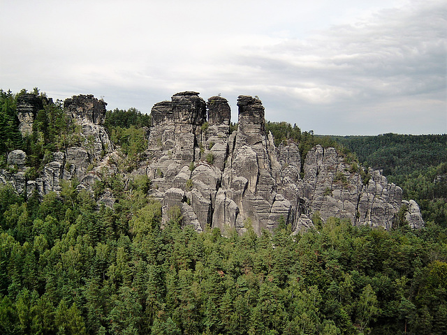 Blick von der Basteibrücke