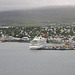 Cruise Ship In Akureyri Harbour