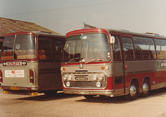 Morley's Grey KPV 821P and NCF 794G at West Row - 30 Sep 1979 (79-16)