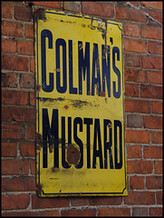 Colman's Mustard sign