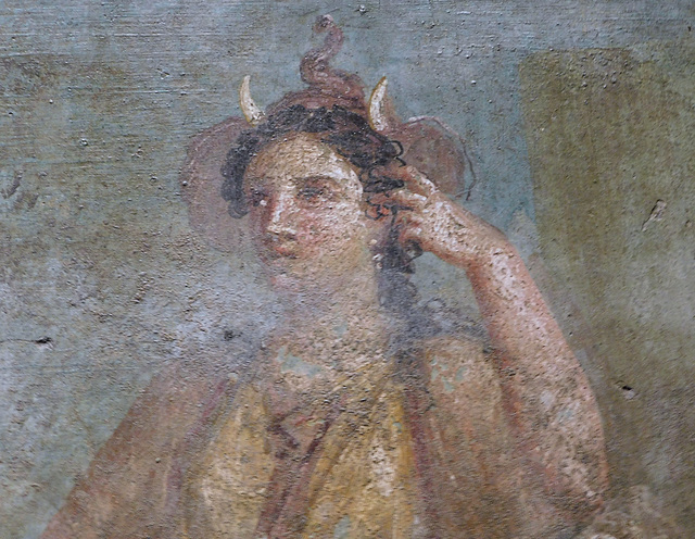 Detail of the Dido Abandoned by Aeneas Fresco, ISAW May 2022