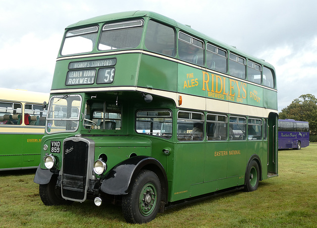 Preserved former Eastern National VNO 859 at Showbus - 29 Sep 2019 (P1040547)