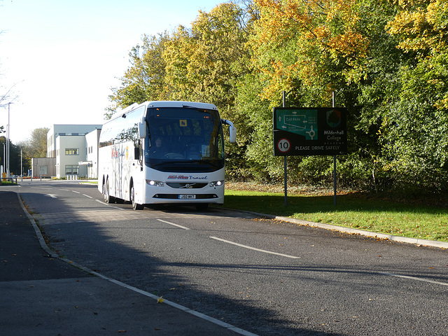 Mil-Ken Travel J50 MKT (151-G-1748, BX64 UMH) at the Mildenhall Hub/MCA - 1 Nov 2021 (P1090818)