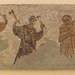 Copy of a Mosaic with Two Maidens with Castanets and a Pan-pipe Player from Carthage in the Museum of Roman Civilization in EUR, July 2012