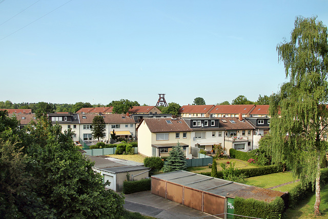 Blick von der Erzbahnbrücke 12 (Wanne-Eickel) / 21.05.2018