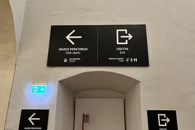 Florence 2023 – Galleria degli Ufﬁzi – Don’t take the wrong turn