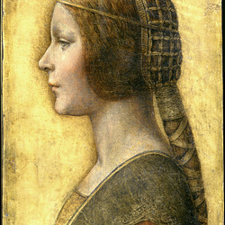 Profile of a Young Fiancee - da Vinci