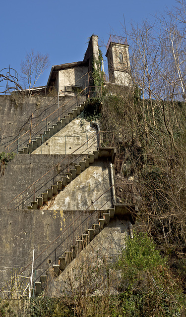 Terrifying staircase - Sagliano Micca, Biella (Italy)