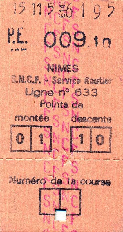 France SNCF route