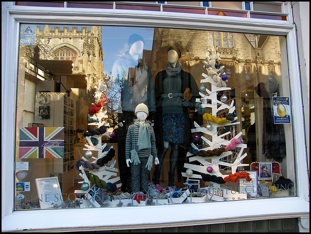 Brora Christmas window