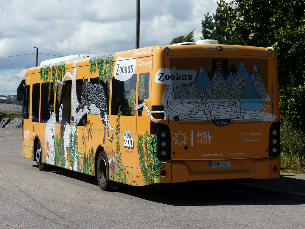 Tammelundin Liikenne no. 24 at Helsinki Zoo - 2 August 2016