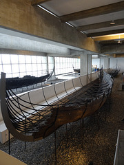 Inside the enclosed ship museum are