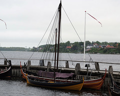 Small boats in the Viking style.