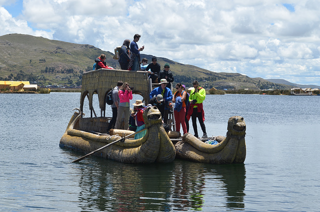 Peru, Uros' Islands, The End of Boat Trip
