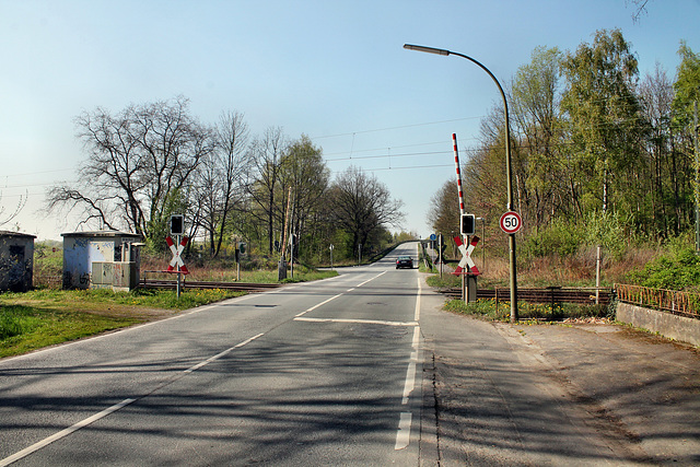 Jahnstraße, Bahnübergang (Bergkamen-Oberaden) / 9.04.2017