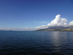 Blick nach Westen Seeaufwärts in richtung Yverdon les Bains