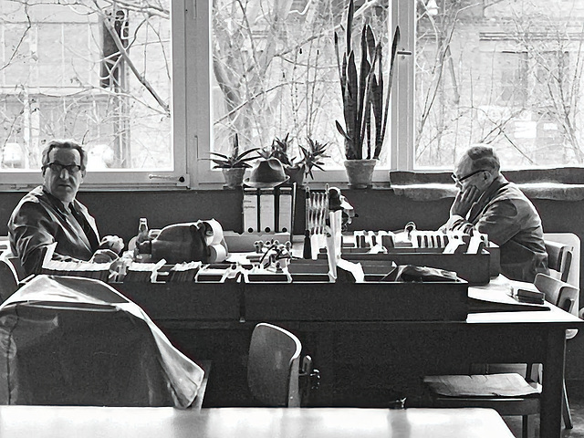 im Büro, Mannheim 1969