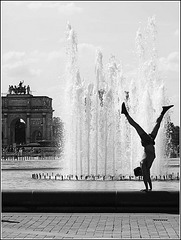 Acrobatie un jour de canicule