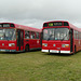 Preserved former London Transport LS35 (KJD 535P) and LS343 (AYR 343T) at Showbus - 29 Sep 2019 (P1040717)