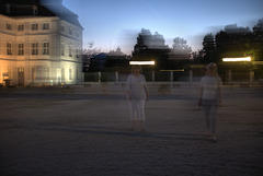 In the courtyard of the Musikschule, Engers