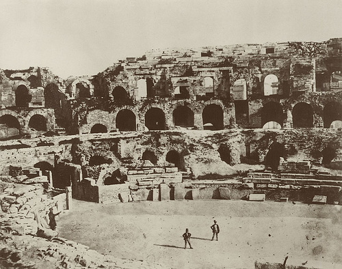 Les arènes en 1858