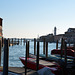 Insel Murano mit Leuchtturm, im Hintergrund teil der Hauptinsel Venedig